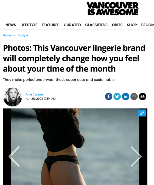 Vancouver period underwear brand Rosaseven launches swimsuit - Vancouver Is  Awesome