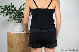 THERESE night-set period shorts - Rosaseven